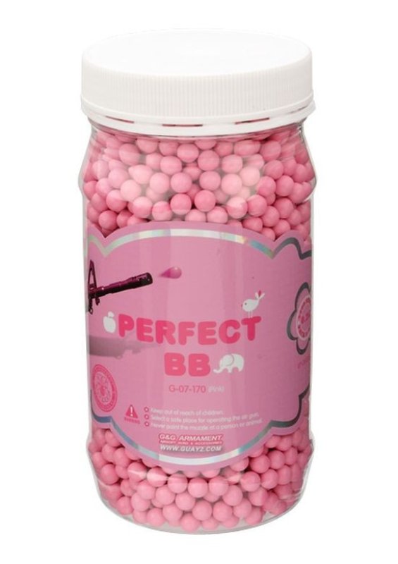 Airsoft BB G&G Perfect 0,20g 2400db rózsaszínű