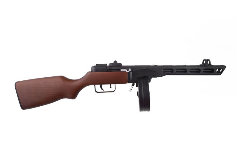 Airsoft géppisztoly PPSH Snow Wolf Fekete-barna 