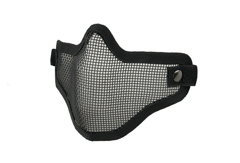 Half face protective mesh mask Stalker gen.1 Delta Armory Fekete 
