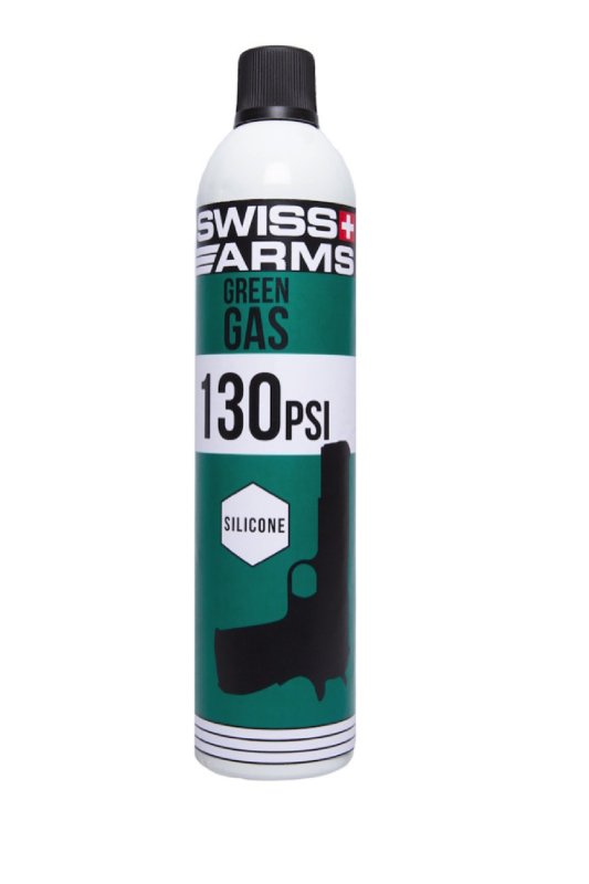 Swiss Arms 130 PSI Medium airsoft Green Gas kenőanyaggal 600ml  