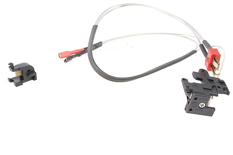 Airsoft low-resistance wiring with trigger contacts for V.2 gearbox SHS  