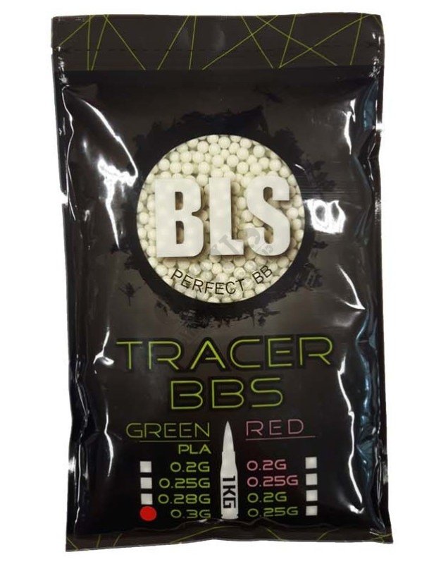 BLS Tracer airsoft BB 0,30g 3330db Glow in the Dark 