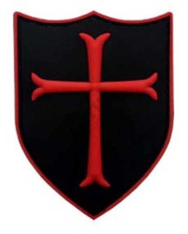 3D Felvarró - Templar Piros 
