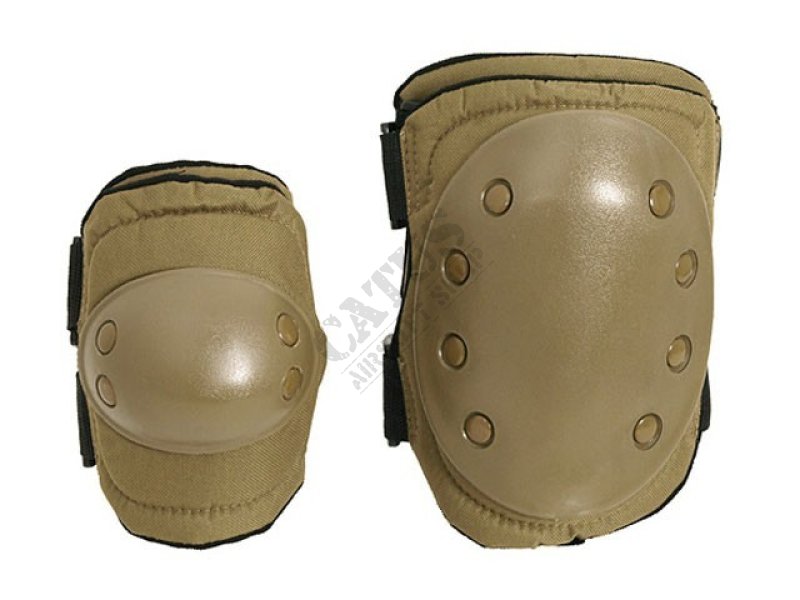 Knee and elbow pad set Guerilla Tactical Tan 