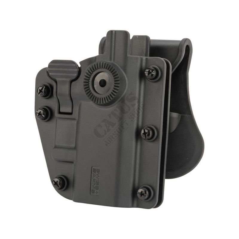 Púzdro opaskové na pištoľ Adaptor X univerzálne Swiss Arms Fekete 