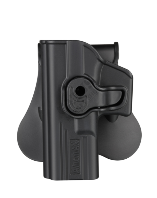 Övtáska Airsoft Glock WE,TM,KJW pisztolyhoz balra Amomax Fekete Amomax Fekete