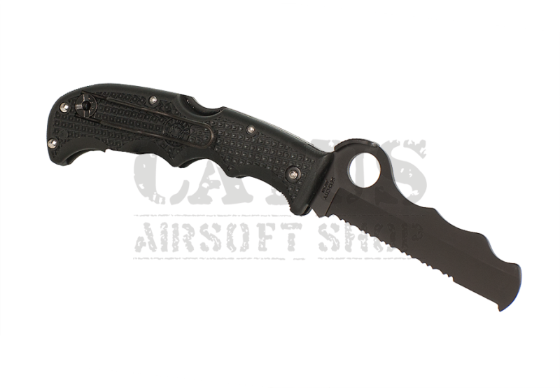 Folding knife C79 Assist Rescue Spyderco Fekete 