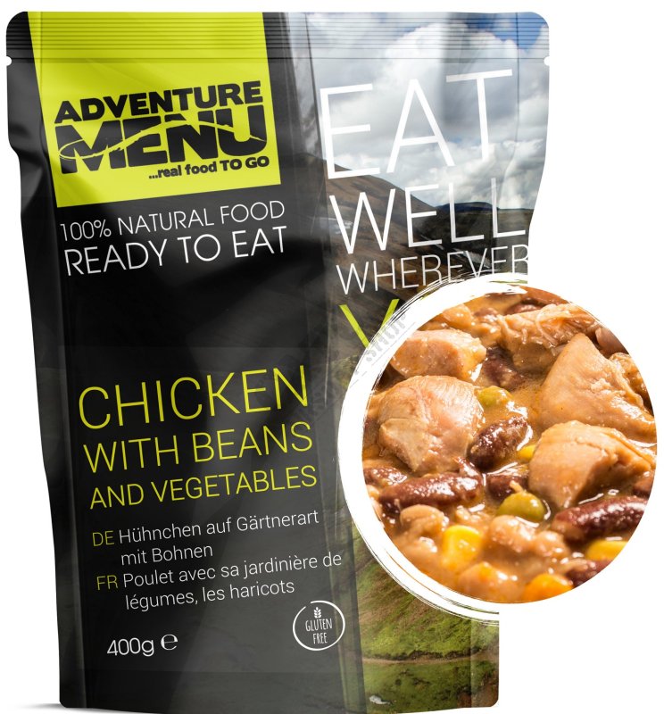 MRE Chicken with beans and vegetables  