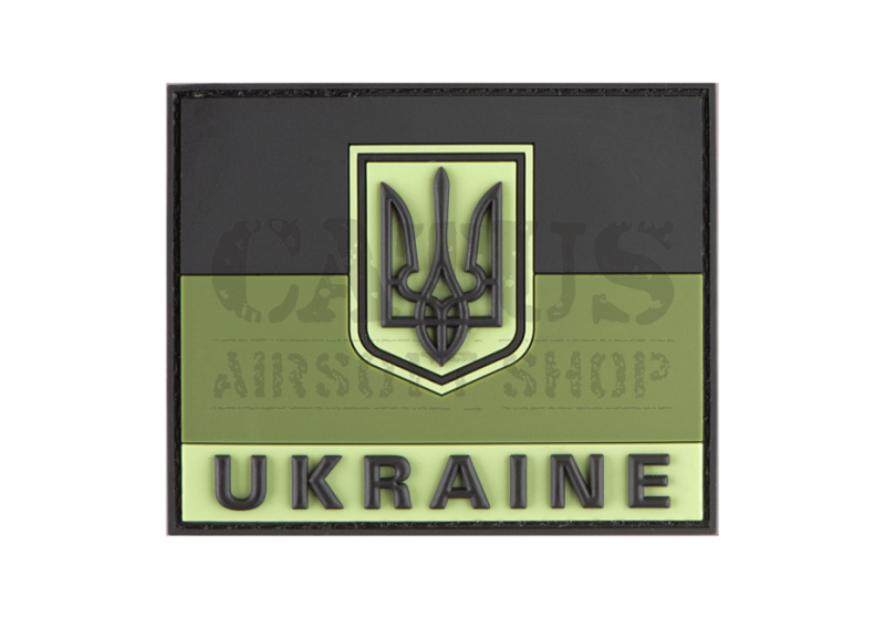 Tépőzáras 3D felvarró - Ukrajna zászló JTG Forest 