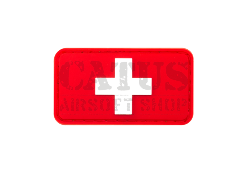 3D felvarró - Svájc zászló Piros 