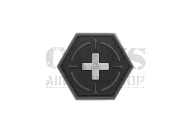 Tactical Medic Rubber Patch Wolf Grey 