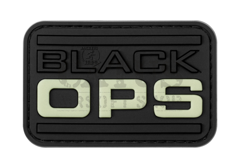 3D velcro patch Black OPS JTG Glow in the Dark 