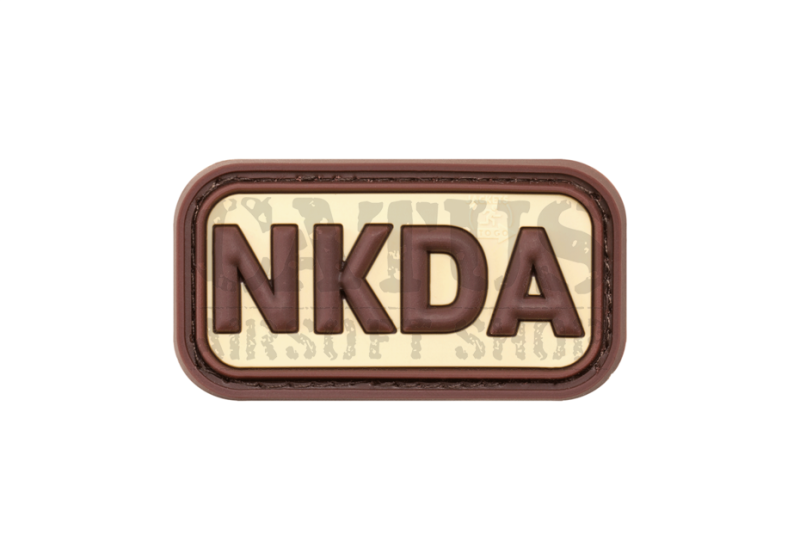 Nášivka na suchý zips 3D NKDA Desert 