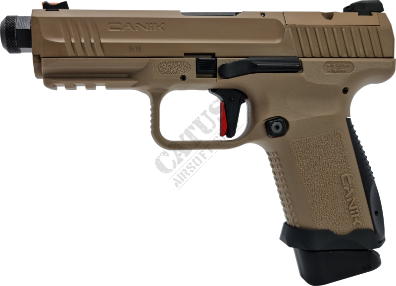 CyberGun GBB CANIK TP9 elite combat collector edition Green Gas airsoft pisztoly Tan 