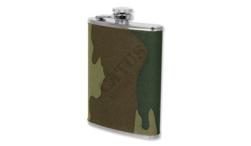 Stainless Steel Hip Flask 220 ml Mil-Tec Woodland 