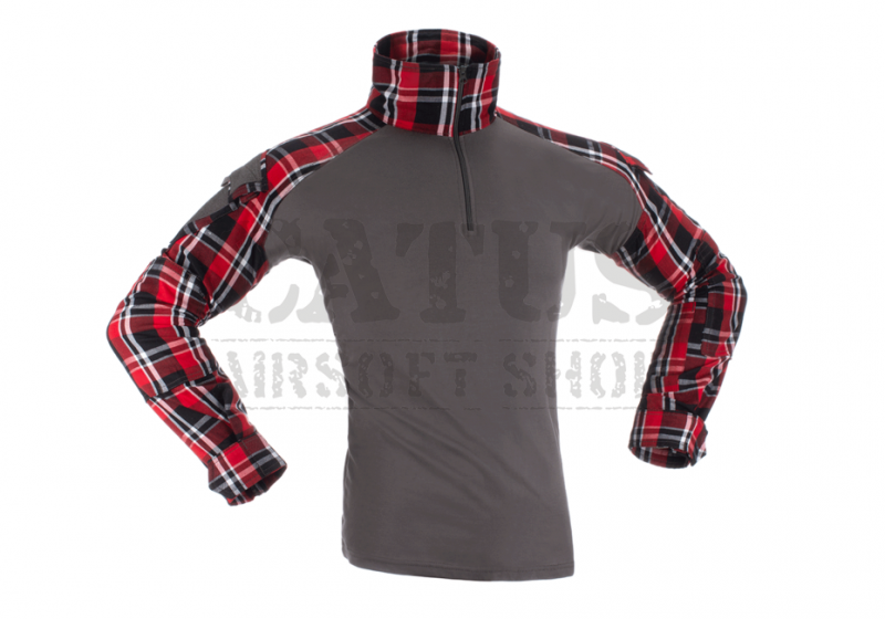 T-shirt tactique Combat flannel Invader Gear Red S