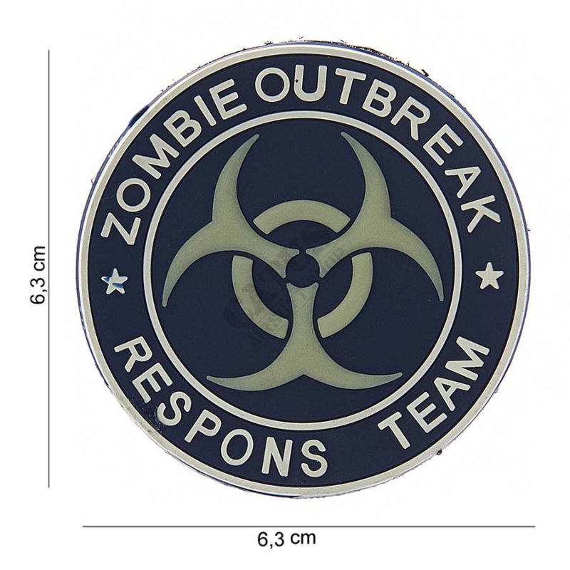 Nášivka 3D PVC Zombie outbreak respons team  