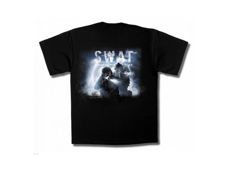 Mil-Tec SWAT póló Fekete XL