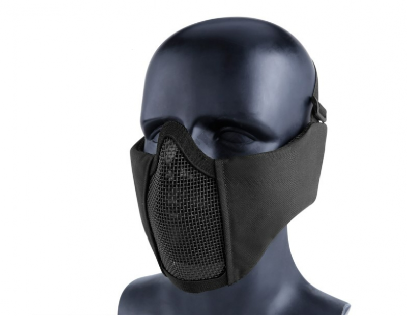 Half face protective mesh mask Battlefield Glory Delta Armory Fekete 