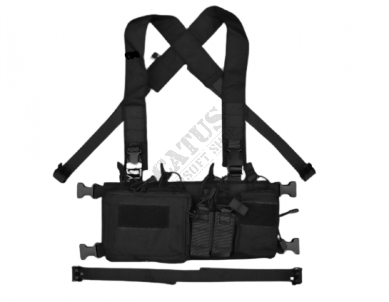 Tactical chest rig D3CRH Guerilla Tactical Fekete 