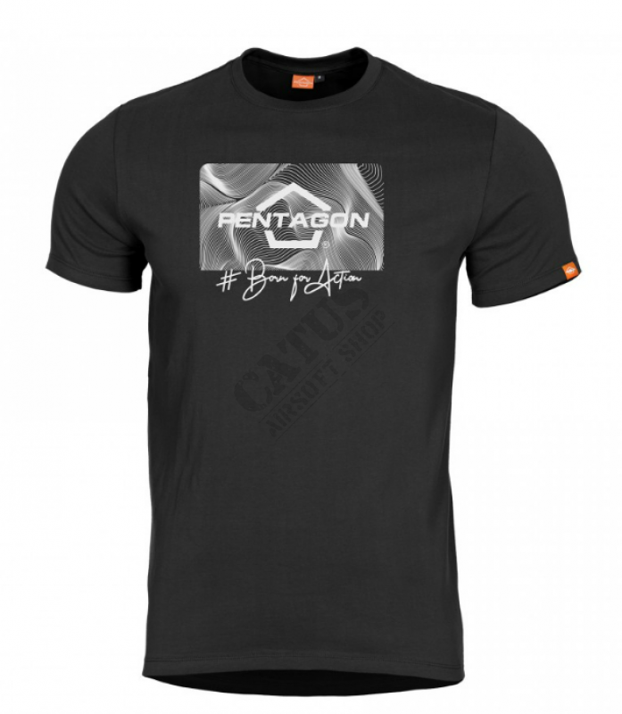 T-shirt Ageron Contour Pentagon Noir M
