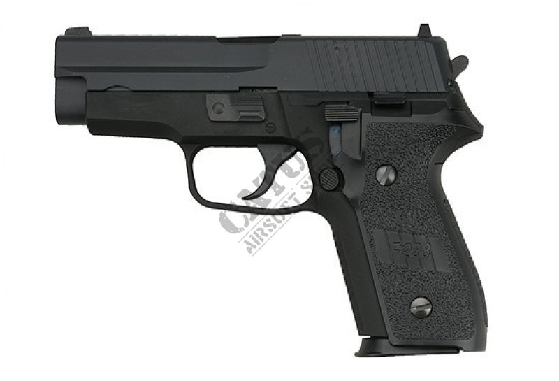 WE GBB P228 Green Gas airsoft pisztoly Fekete 