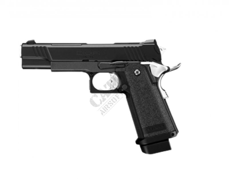 Airsoftová pistole Tokyo Marui GBB Hi-Capa 5.1 D.O.R. Green Gas Černá 