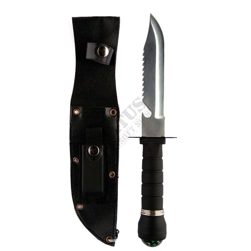 Tactical knife with fixed blade Fosco Black