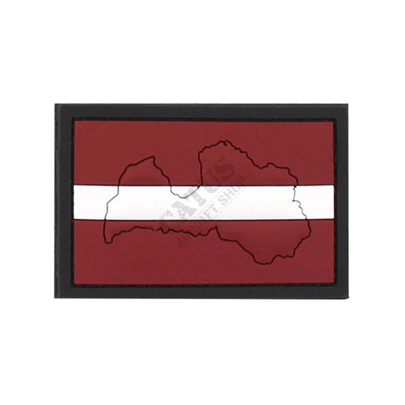 101 INC Lettország zászló 3D felvarró  