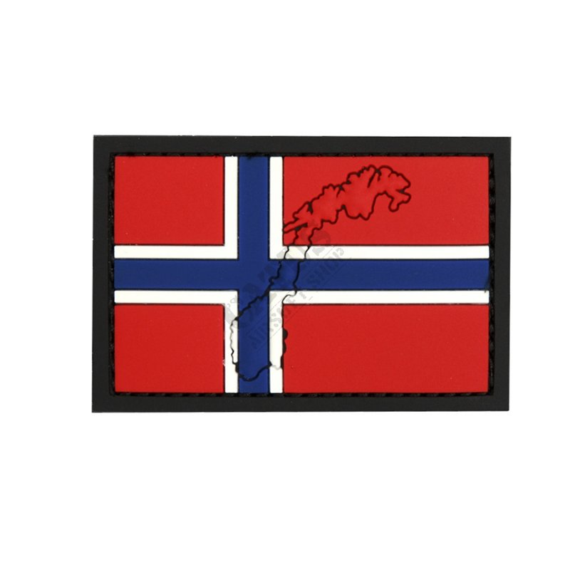 101 INC Norvégia zászló 3D felvarró  