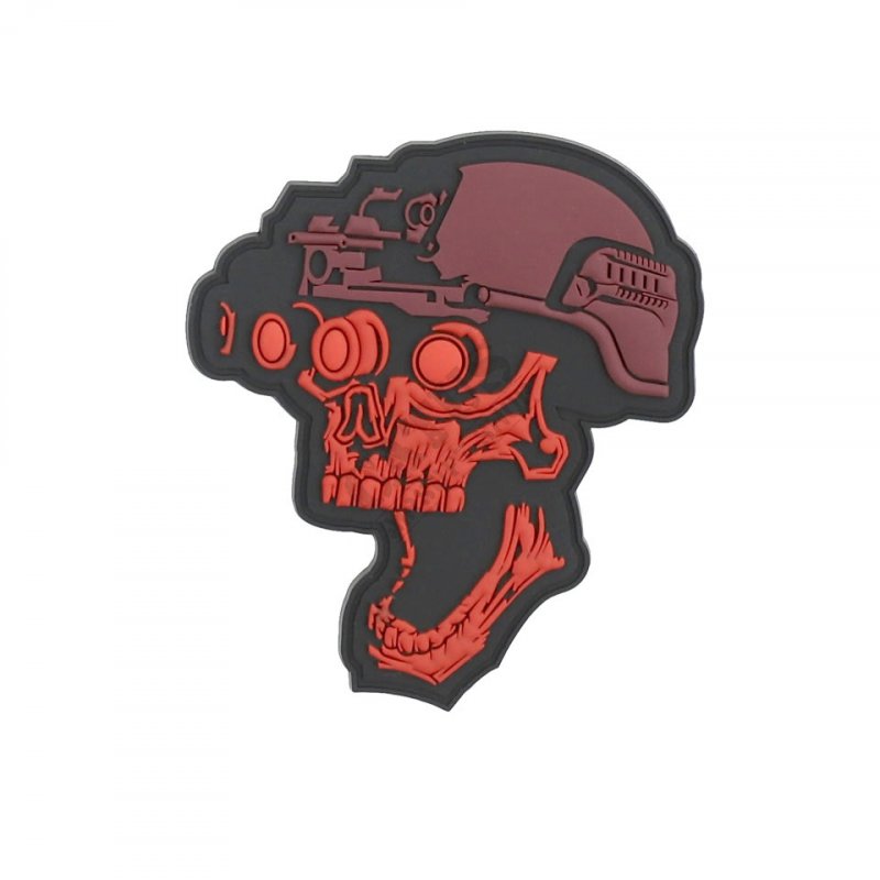 3D velcro patch Night vision skull 101 INC Piros 