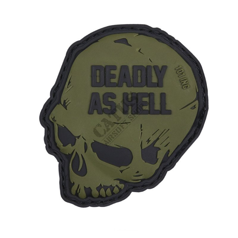 3D Velcro Patch Deadly as hell 101 INC  