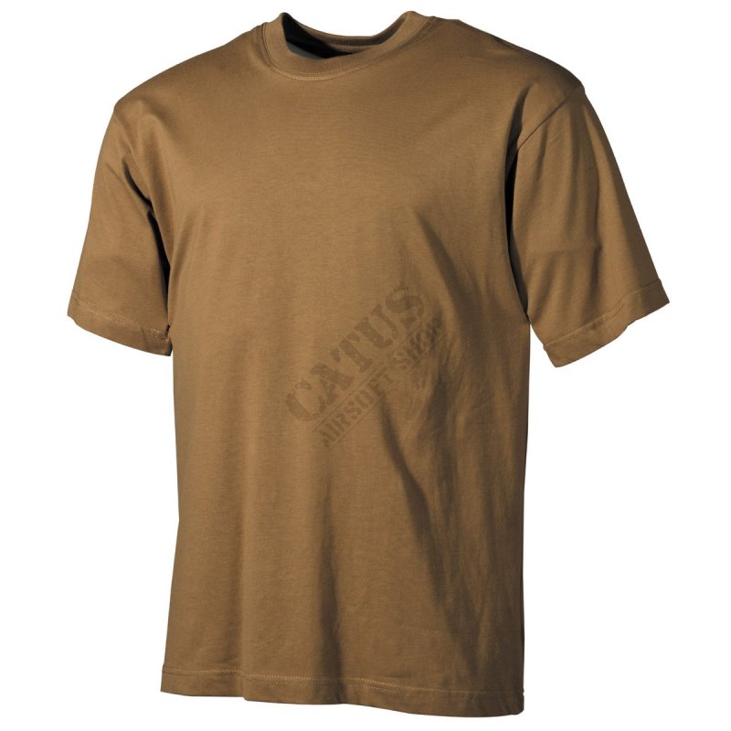 T-shirt US with short sleeves MFH Coyote S