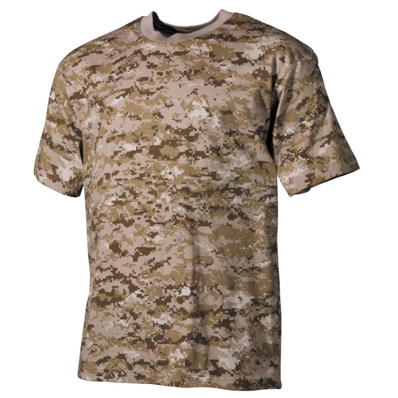 Tričko US s krátkym rukávom MFH Digital Desert S