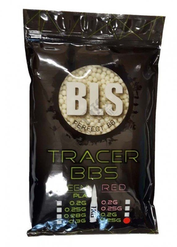 BLS airsoft Tracer BB 0,25g/4000 db Glow in the Dark 