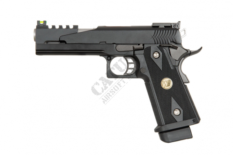 WE GBB Hi-Capa 5.1 Dragon Maple Leaf Green Gas airsoft pisztoly Fekete 