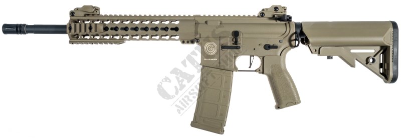 Grand Power airsoft fegyver M4 AR15 KeyMod 10" Charlie Full Tan 