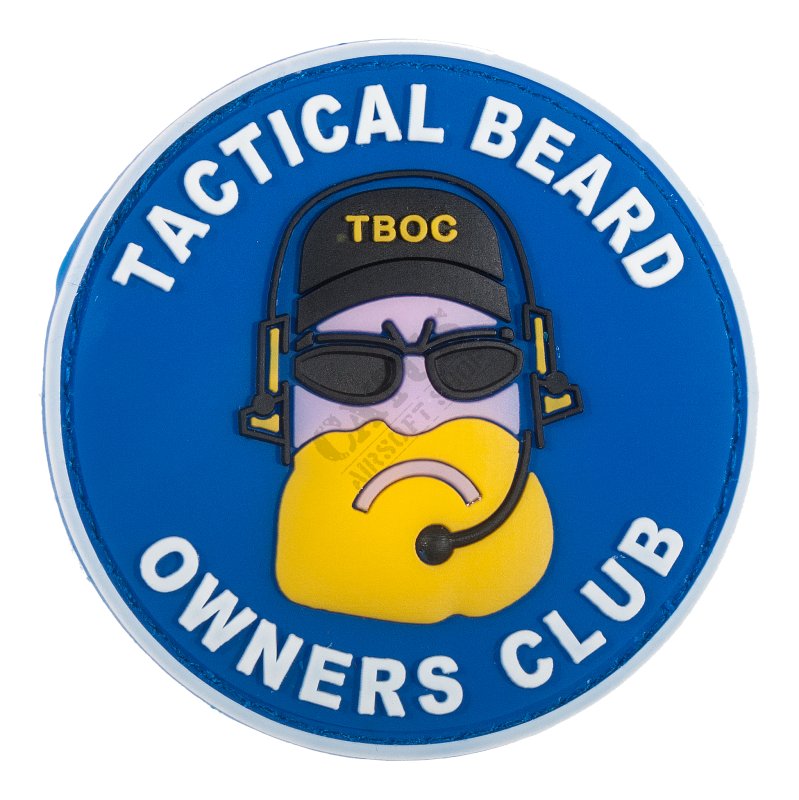 3D tépőzáras tapasz Tactical Beard Owners Club Delta Armory Kék-fehér 