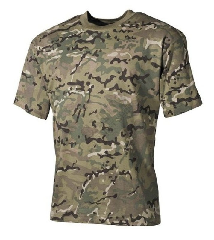 T-shirt US with short sleeves MFH Multicam L