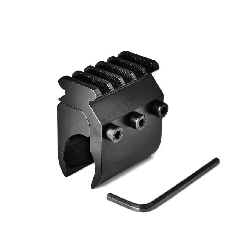 Hordóba szerelhető 20 mm-es Weaver RIS sínbázis adapter RunCam Fekete 