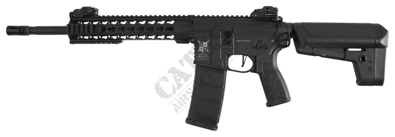 Delta Armory M4 AR15 KeyMod 10" Charlie airsoft fegyver Fekete 