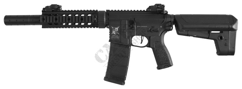 Delta Armory M4 AR15 SilentOps 7" Charlie airsoft fegyver Fekete 