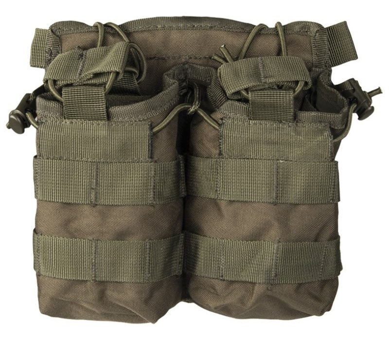 Double MOLLE pouch for magazines Mil-Tec Oliva 