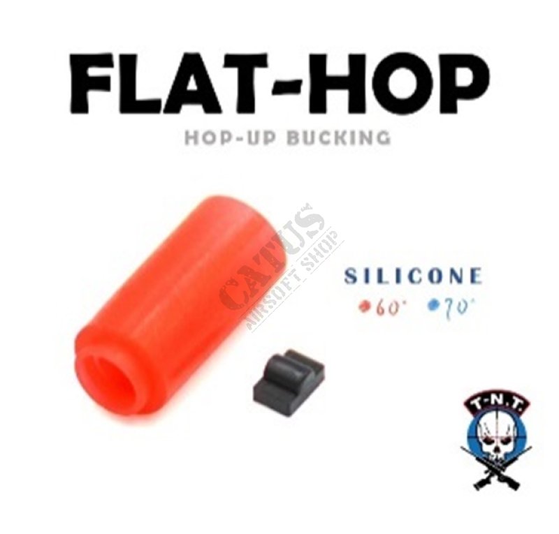 Airsoft silicone Hop-Up bucking FLAT-HOP 60° AEG TNT Taiwan Piros 