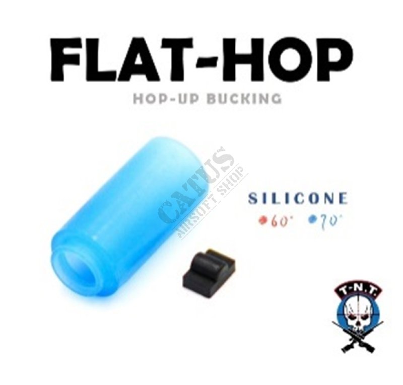 Airsoft silicone Hop-Up bucking FLAT-HOP 70° AEG TNT Taiwan Kék 