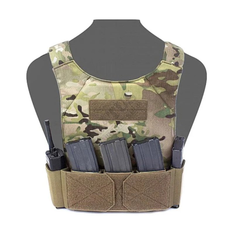 Tactical vest CPC TVMP with triple Velcro 5.56 open mag pouch Warrior Multicam 