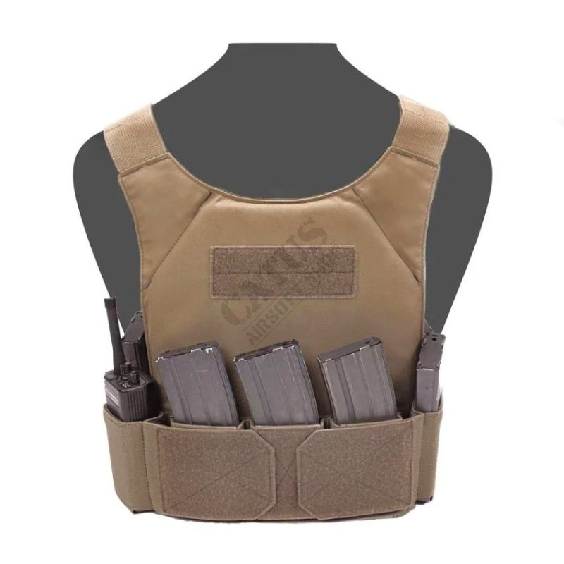 Tactical vest CPC TVMP with triple Velcro 5.56 open mag pouch Warrior Coyote 