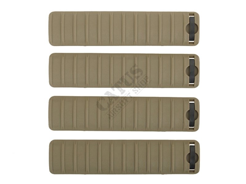 Airsoft set of covers for RIS rail Big Dragon Coyote 
