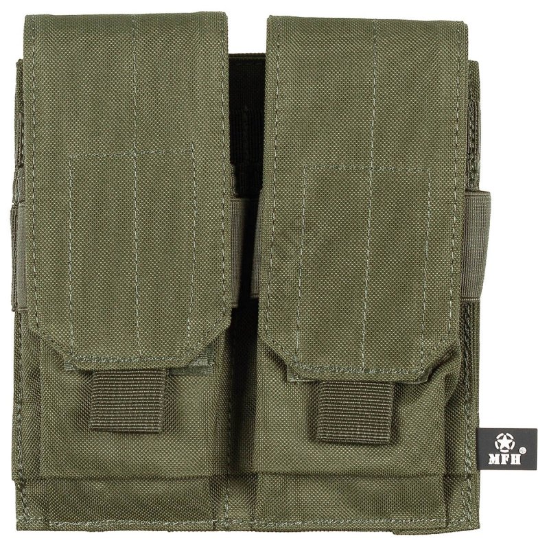 MOLLE double pouch for magazines MFH Oliva 