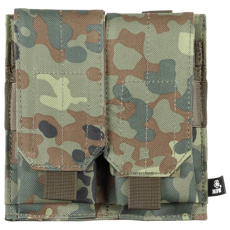 MOLLE double pouch for magazines MFH Flecktarn 